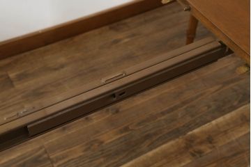 中古　DREXEL HERITAGE(ドレクセルヘリテイジ)　Triune(トライユン)　品のある佇まいが魅力のダイニングテーブル(エクステンションテーブル、食卓、4人掛け、6人掛け、8人掛け)(R-071067)