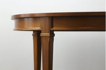 中古　DREXEL HERITAGE(ドレクセルヘリテイジ)　Triune(トライユン)　品のある佇まいが魅力のダイニングテーブル(エクステンションテーブル、食卓、4人掛け、6人掛け、8人掛け)(R-071067)