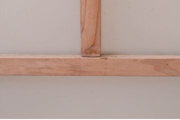アンティーク建具　大正ロマン　どこか懐かしい雰囲気漂うガラス窓4枚セット(引き戸、ガラス戸)(R-071104)