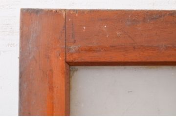 アンティーク建具　大正ロマン 古い洋館の鏡板欅(ケヤキ)材製ドア1枚 (扉、木製扉、玄関ドア)(R-071108)