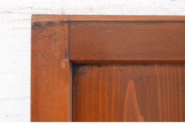 アンティーク建具　落ち着いた和の空間を演出する組子入りガラス帯戸1枚(引き戸、板戸)(R-071113)