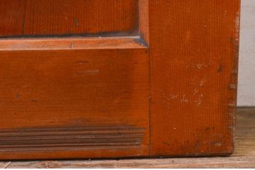 アンティーク建具　落ち着いた和の空間を演出する組子入りガラス帯戸1枚(引き戸、板戸)(R-071114)