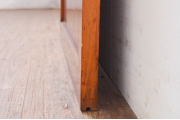 アンティーク建具　落ち着いた和の空間を演出する組子入りガラス帯戸1枚(引き戸、板戸)(R-071114)