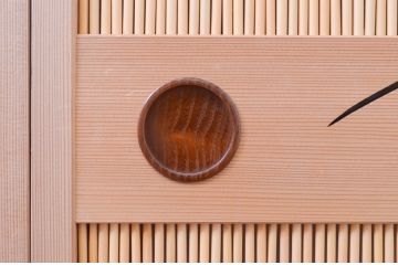 中古　美品　幅広　透かし彫りが入った夏の風情漂う夏戸4枚セット(建具、簾戸、御簾戸、簀戸、葭戸、夏障子、引き戸、すど)(R-071118)