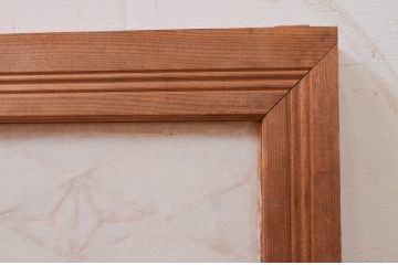 アンティーク建具　障子入り　上品な和の空間を演出する組子欄間1枚(明り取り、明かり取り)(R-071127)