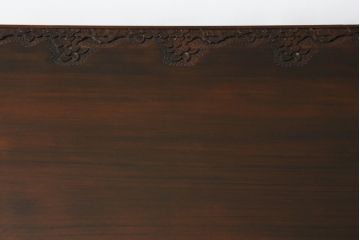 中古　美品　軽井沢彫り　桜の彫りが華やかな座卓(ローテーブル、センターテーブル、リビングテーブル)(R-071138)