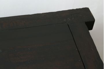 和製アンティーク　江戸期　前面欅(ケヤキ)材と栗材の味わい深い米沢車箪笥(帳場箪笥、和箪笥、収納箪笥、時代箪笥、収納棚、米沢箪笥)(R-071169)