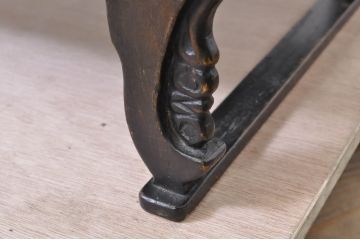 李朝アンティーク　希少!!　朝鮮家具　李朝家具　引き出し前板黒柿材　味わい深い風合いが魅力のローボード(バンダチ、バンダジ、半閉櫃、テレビ台、飾り台、収納棚、サイドボード)(R-071170)