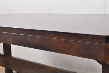 中古　希少!!　星野民芸(星野民藝)　中古ではなかなかお目にかかれないダイニングテーブル(食卓、4人掛け、6人掛け)(R-071175)