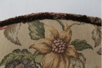 イギリスビンテージ　美品　ERCOL(アーコール)　落ち着いた色味の花柄ファブリックが上品な1人掛けソファ(ラウンジチェア、アームチェア、椅子、1シーターソファ、英国、北欧、ヴィンテージ)(R-071185)