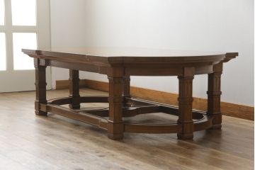 中古　DREXEL HERITAGE(ドレクセルヘリテイジ)　FRANCESCA(フランチェスカ)シリーズ　重厚でクラシカルなデザインのローテーブル(カクテルテーブル、センターテーブル、リビングテーブル)(定価約56万円)(R-071186)