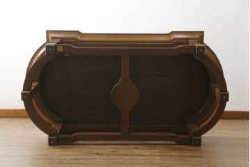 中古　DREXEL HERITAGE(ドレクセルヘリテイジ)　FRANCESCA(フランチェスカ)シリーズ　重厚でクラシカルなデザインのローテーブル(カクテルテーブル、センターテーブル、リビングテーブル)(定価約56万円)(R-071186)