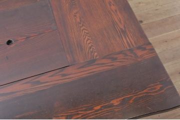 中古　美品　国産総栗材!!　上品で落ち着いた雰囲気の囲炉裏テーブル(火鉢、座卓、ローテーブル)(R-071191)