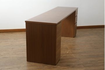 中古　ACTUS(アクタス)　MEZZO(メッツォ)　デスク200　シンプルなデザインと使い勝手の良い大きさが魅力のデスク(コンソールテーブル、ワークデスク、両袖机、在宅用、在宅ワーク用)(定価約20万円)(R-071195)