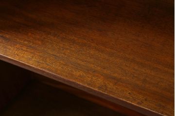 和製アンティーク　引き出し付きが嬉しい楔(クサビ)式縦型本棚(ブックシェルフ、オープンシェルフ、飾り棚)(R-071202)