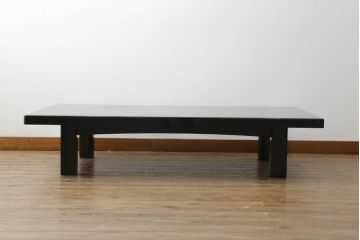 中古　美品　特選輪島塗り　野義商會(商会)　十六代嘉南作　迫力のある鳳凰の意匠が存在感を放つ蒔絵座卓(ローテーブル、センターテーブル、リビングテーブル)(定価推定約150万円)(R-071205)