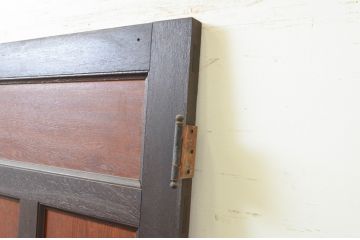 アンティーク建具　大正ロマン　古い洋館のドア1枚(扉、木製扉、玄関ドア)(R-071247)