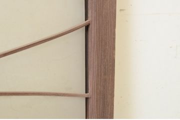 アンティーク建具　大正ロマンな空間作りにおすすめのガラス窓1枚(引き戸、ガラス戸)(R-071248)