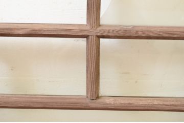 アンティーク建具　大正ロマンな空間作りにおすすめのガラス窓1枚(引き戸、ガラス戸)(R-071248)