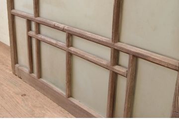 アンティーク建具　大正ロマンな空間作りにおすすめのガラス窓1枚(引き戸、ガラス戸)(R-071248)