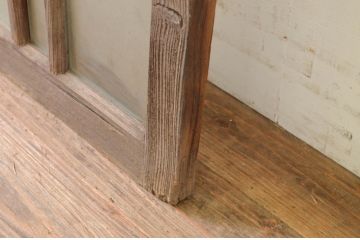 アンティーク建具　大正ロマンな空間作りにおすすめのガラス窓1枚(引き戸、ガラス戸)(R-071248)