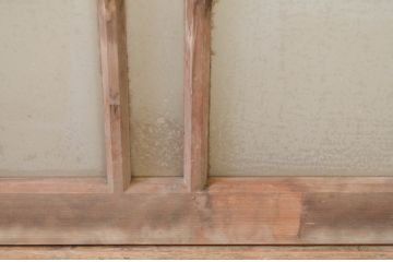 アンティーク建具　大正ロマンな空間を演出するFIX窓1枚(ガラス欄間、明り取り、明かり取り、フィックス、ガラス窓、嵌め殺し)(R-071250)