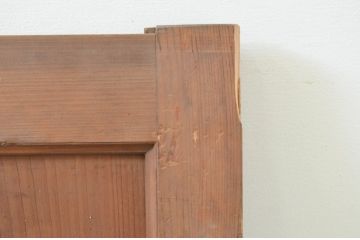 アンティーク建具　杉材　経年を感じさせる木味が魅力の板戸窓2枚セット(引き戸)(R-071255)