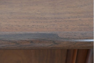 和製ビンテージ　高級品　高村英峰作　総紫檀(シタン)材　シンプルなデザインで取り入れやすい茶棚　(R-071318)
