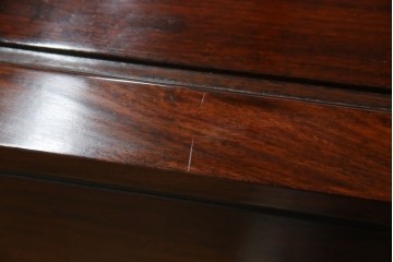 和製アンティーク　高級品!!　花梨(カリン)材　螺鈿(ラデン)　象嵌入り　上質な和の空間作りにおすすめの茶棚　(R-071319)