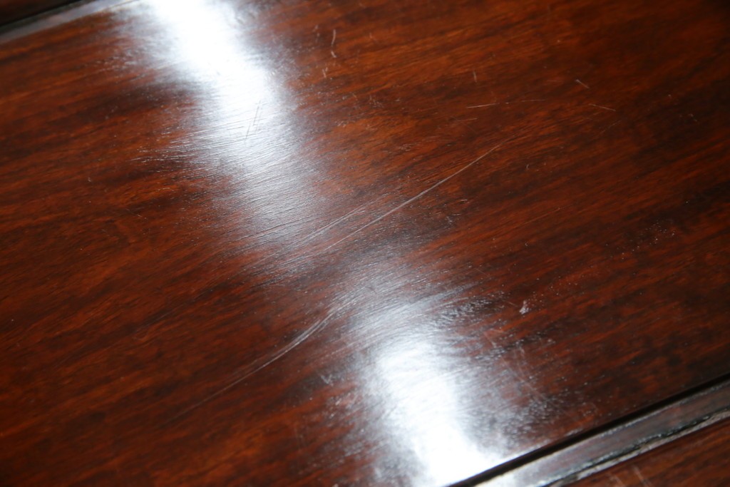 和製アンティーク　高級品!!　花梨(カリン)材　螺鈿(ラデン)　象嵌入り　上質な和の空間作りにおすすめの茶棚　(R-071319)