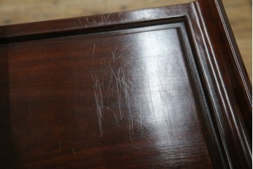 和製アンティーク　高級品!!　花梨(カリン)材　螺鈿(ラデン)　象嵌入り　上質な和の空間作りにおすすめの茶棚　(R-071319)