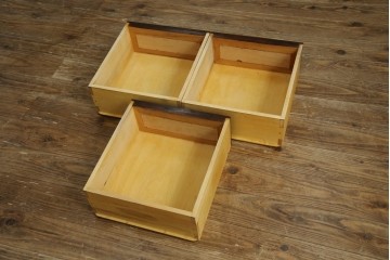 和製ビンテージ　松本民芸家具　和モダンな佇まいが目を引くA型サイドボード　定価約43万7千円　(R-071348)