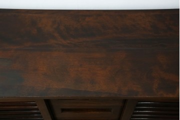 和製ビンテージ　松本民芸家具　和モダンな佇まいが目を引くA型サイドボード　定価約43万7千円　(R-071348)