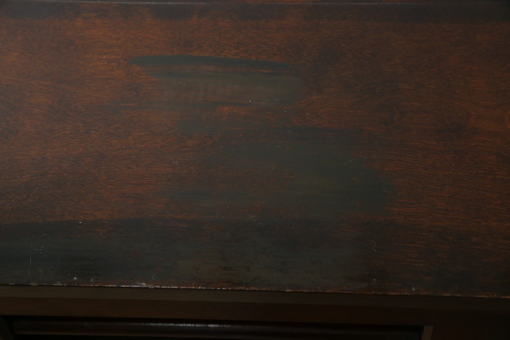 和製ビンテージ　松本民芸家具　和モダンな佇まいが目を引くA型サイドボード　定価約43万7千円　(R-071348)