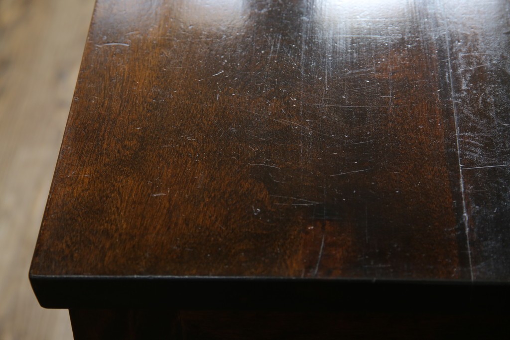 和製ビンテージ　松本民芸家具　和モダンな佇まいが目を引くA型サイドボード　定価約43万7千円　(R-071348)