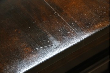 和製ビンテージ　松本民芸家具　和モダンな佇まいが目を引くA型サイドボード　定価約43万7千円　(R-071348)