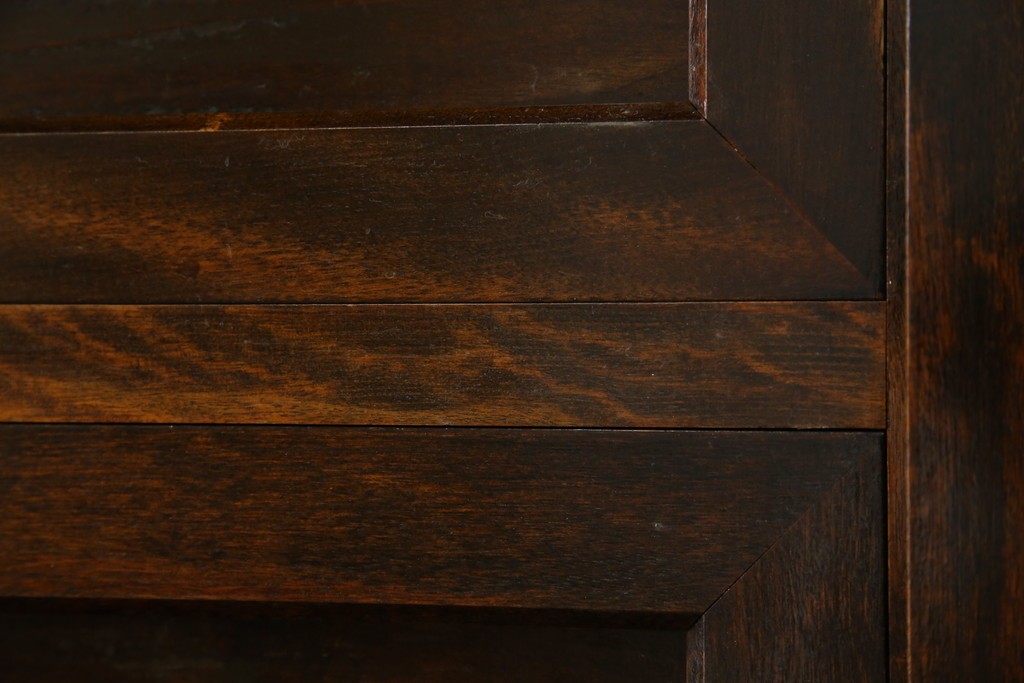 和製ビンテージ　松本民芸家具　和モダンな佇まいが目を引くA型サイドボード　定価約43万7千円　(R-071348)