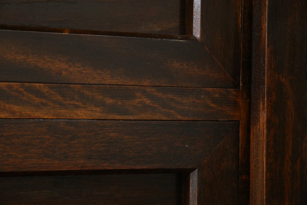 和製ビンテージ　松本民芸家具　和モダンな佇まいが目を引くA型サイドボード　定価約43万7千円　(R-071348)