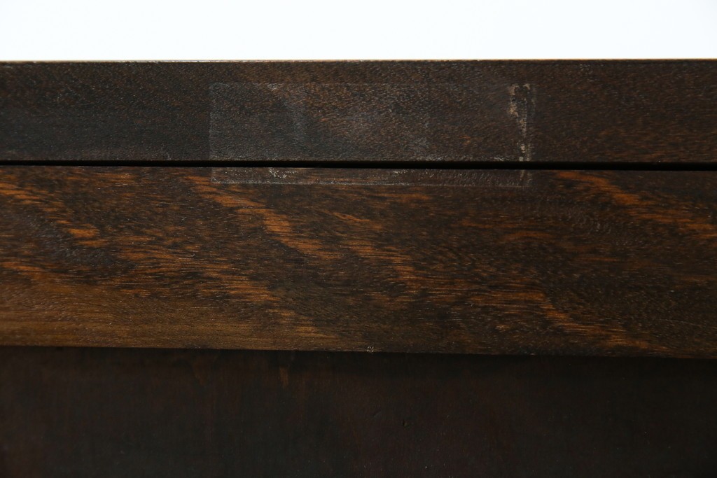 和製ビンテージ　松本民芸家具　和モダンな佇まいが目を引くA型サイドボード　定価約43万7千円　(R-071348)