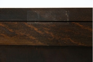 和製ビンテージ　松本民芸家具　和モダンな佇まいが目を引くA型サイドボード　定価約43万7千円　(R-071348)