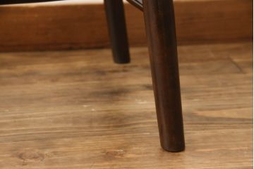 中古　松本民芸家具　220F型　シックな佇まいが魅力的なチェア(ダイニングチェア、板座チェア、椅子、イス)(定価2脚で約24万円)(R-071350)