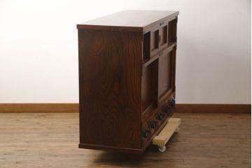 中古　美品!!　岩谷堂箪笥　和の趣溢れる佇まいが魅力のサイドボード(水屋箪笥、茶タンス、茶棚、収納棚、キャビネット、食器棚)(R-071353)