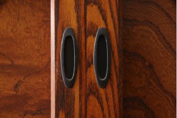 中古　美品!!　岩谷堂箪笥　和の趣溢れる佇まいが魅力のサイドボード(水屋箪笥、茶タンス、茶棚、収納棚、キャビネット、食器棚)(R-071353)