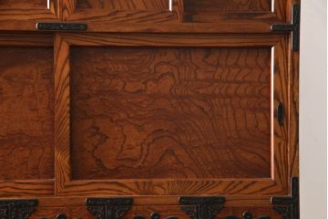 中古　美品!!　岩谷堂箪笥　和の趣溢れる佇まいが魅力のサイドボード(水屋箪笥、茶タンス、茶棚、収納棚、キャビネット、食器棚)(R-071353)