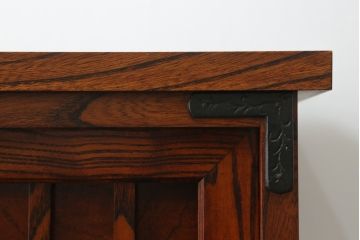 中古　美品!!　岩谷堂箪笥　和の趣溢れる佇まいが魅力のサイドボード(水屋箪笥、茶タンス、茶棚、収納棚、サイドキャビネット、食器棚)(R-071354)