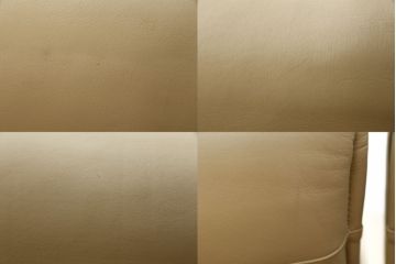 中古　本革(レザー)　Cassina(カッシーナ)　VERANDA(ヴェランダ) 　125VERANDA3　高級感溢れるデザインと機能性が素敵な3Pソファ(三人掛け、ハイバックチェア)(定価約150万円)(R-071358)