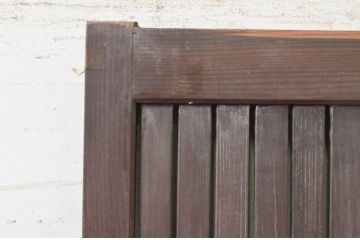 アンティーク建具　和の雰囲気が魅力的な格子戸1枚(引き戸、格子扉)(R-071382)