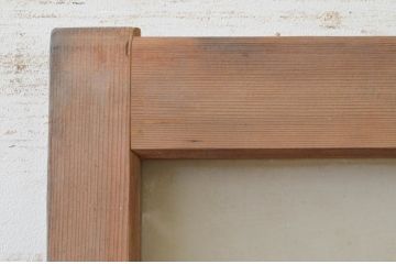 アンティーク建具　大正ロマン　懐かしい雰囲気漂うガラス戸1枚(引き戸)(R-071383)