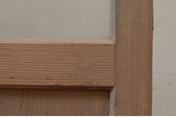 アンティーク建具　大正ロマン　懐かしい雰囲気漂うガラス戸1枚(引き戸)(R-071383)