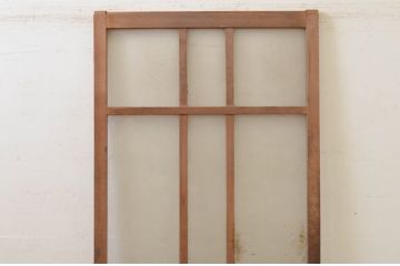 アンティーク建具　大正ロマン　懐かしい雰囲気漂うガラス戸1枚(引き戸)(R-071383)